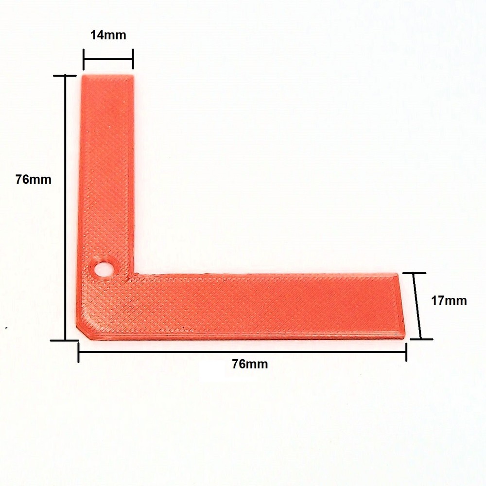 5 pc Mini Hobby Square Triangle Speed Square Tool Set for Small Projects