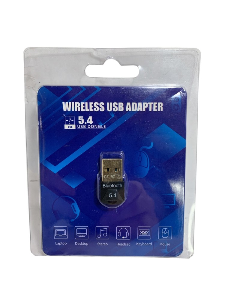USB Bluetooth 5.4 Wireless Adapter Dongle Receiver - Mouse KB Headset Stereo