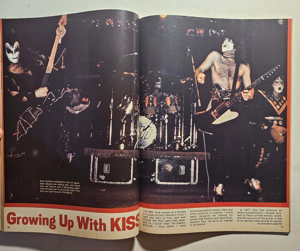 Super Rock Magazine June 1977 KISS The Rolling Stones Black Sabbath The Who