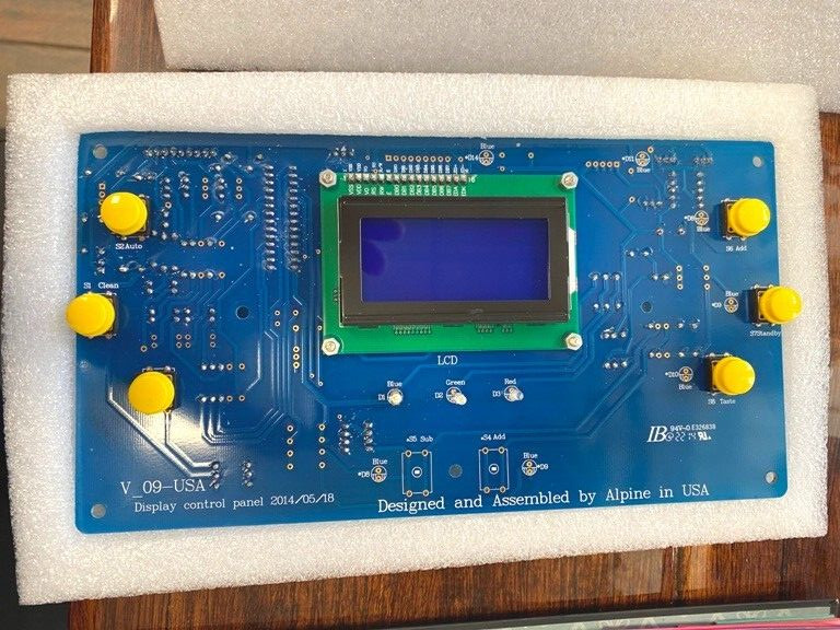 Ice Cream Machine Display Control Panel Board/ New Part/ Alpine 360a