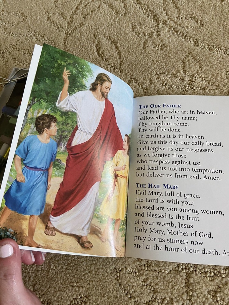 new first communion mosaic cross and prayer book bundle