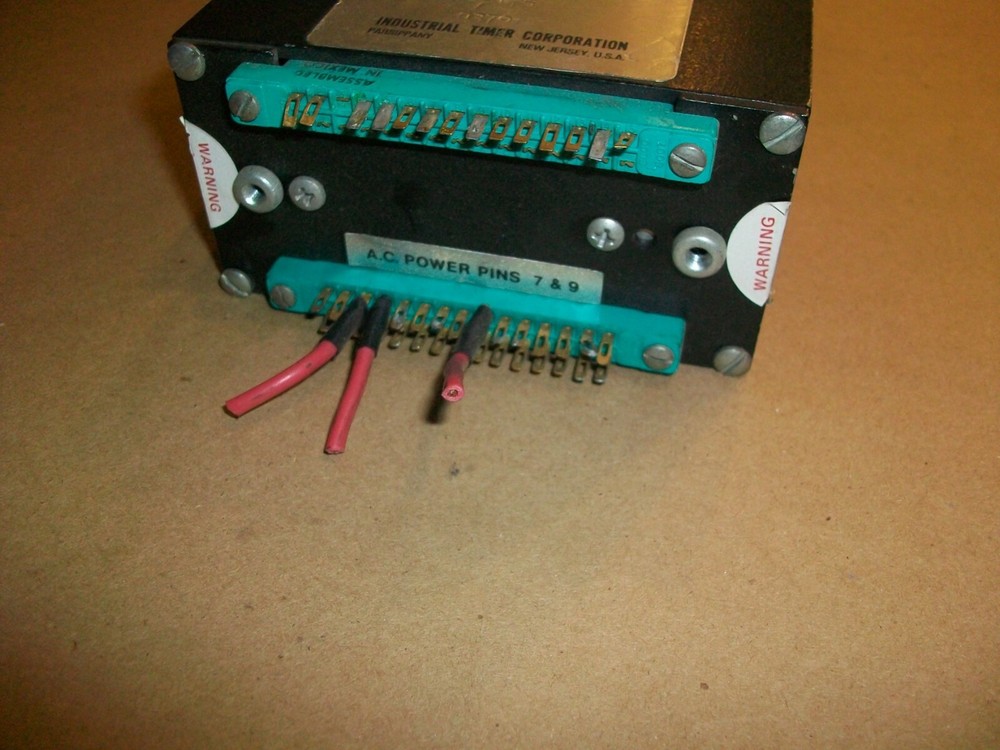 Industrial Timer Corp Seconds Timer Display 2631-10 115vac