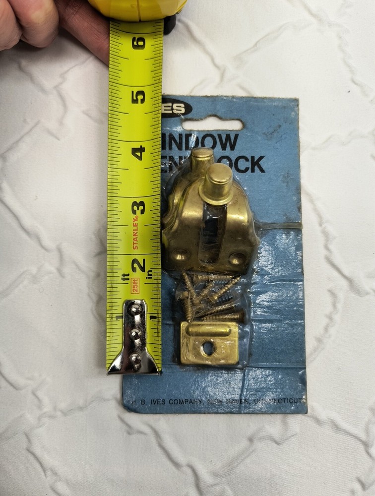 NOS Ives Window Vent Lock USA
