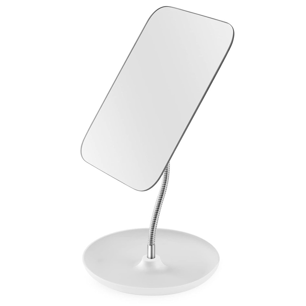 Adjustable Table Vanity Mirror with Stand - 360° Rotating Makeup Mirror