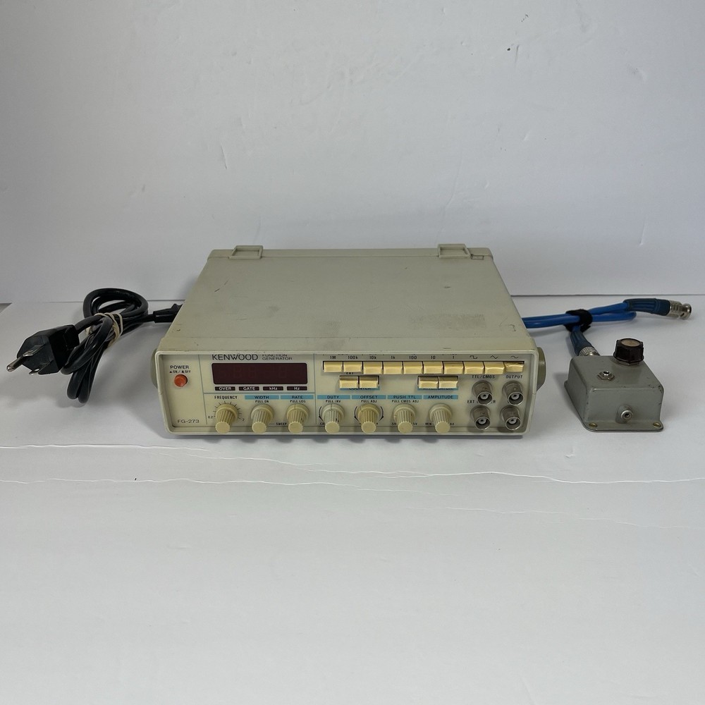 Kenwood FG-273A Function Generator, .2Hz - 2 MHz, Various Output Wave Forms