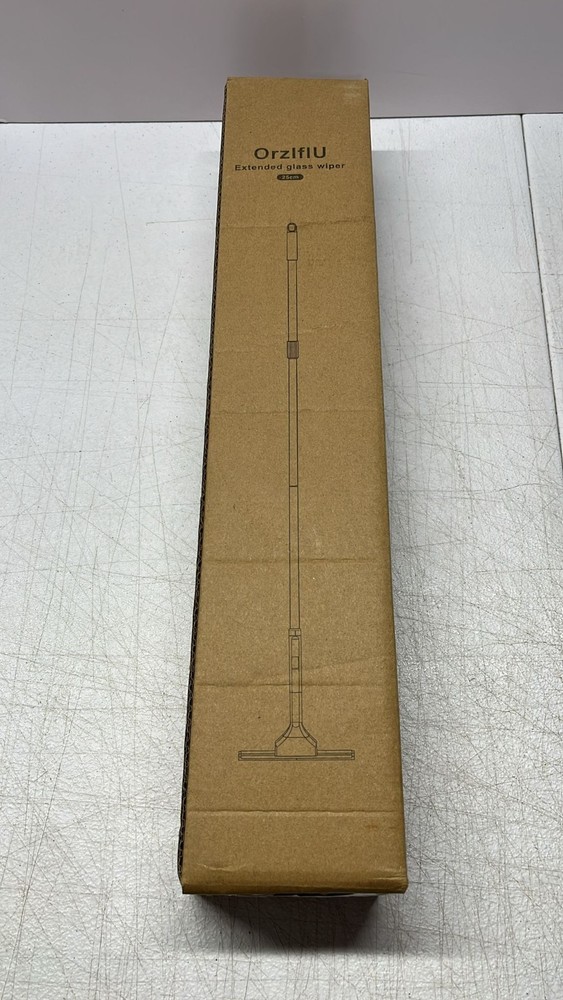9.8 Inch Extended Squeegee Window Cleaner, 43-56 Inch Adjustable, Replaceable Mi