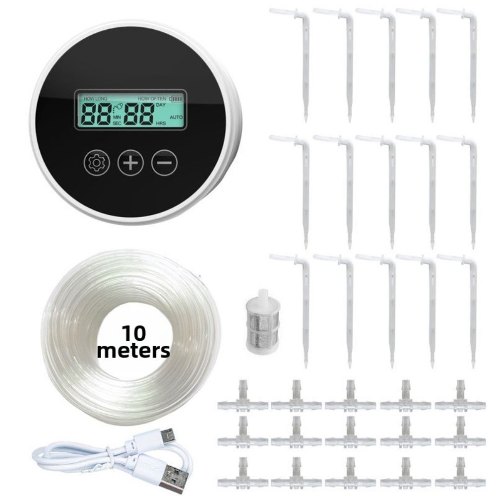 Smart Watering Device with Timer Control for Automatic Plant Irrigation System