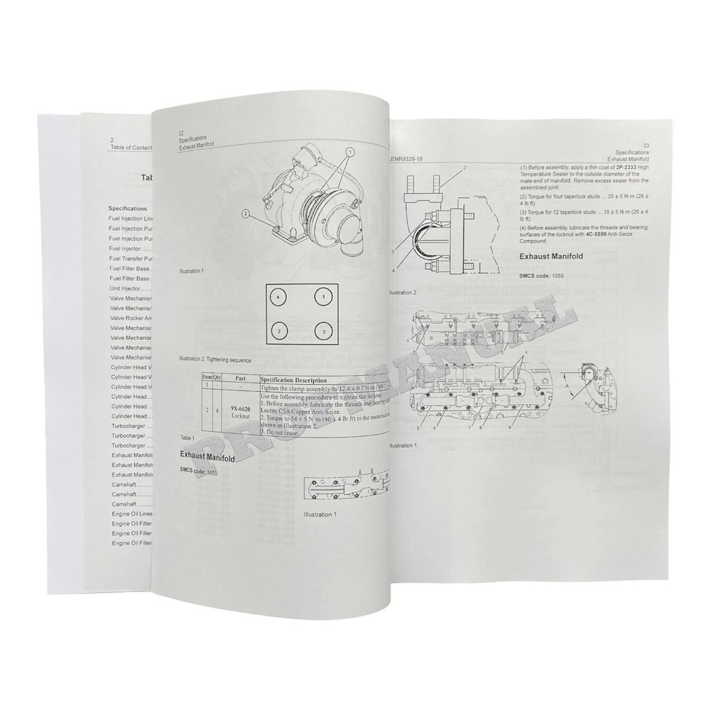 Caterpillar C9.3 Engine Built Machine Specification Service Manual