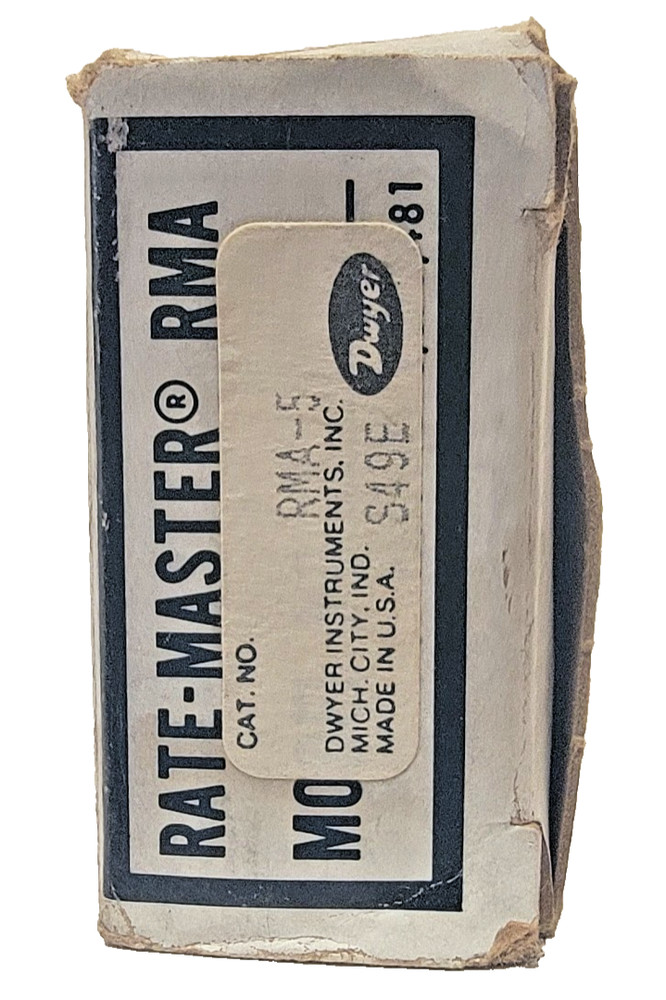 Dwyer RMA-5 S49E Rate-Master Flowmeter