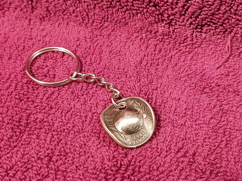 Nebraska Cowboy Hat Keychain 2006