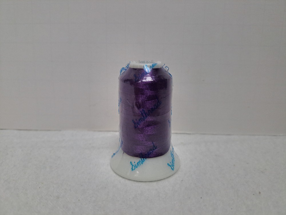 Simthread Embroidery Thread (550 Yards) - Purple #614 (Sealed)