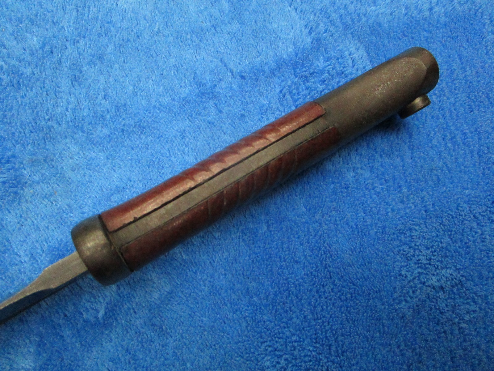 ORIGINAL WW2 GERMAN HERDER FFC 1944 BAYONET AND FFC 1944 SCABBARD WITH QFG FROG