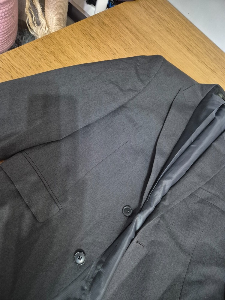 Next Grey Suit Jacket - 40 Regular Chest Size