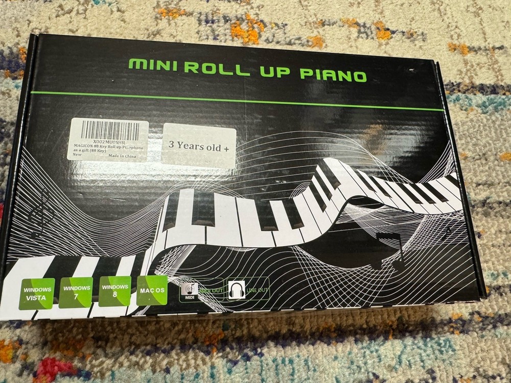 Mini Roll Up Piano Keyboard 88 Keys