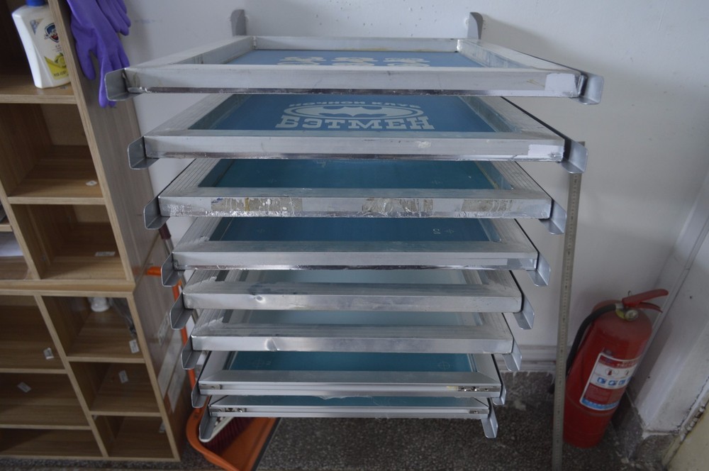 25" x 28" Screen Frame Rack Shelf Storage Holder 8 Layers Screen Drying Rack