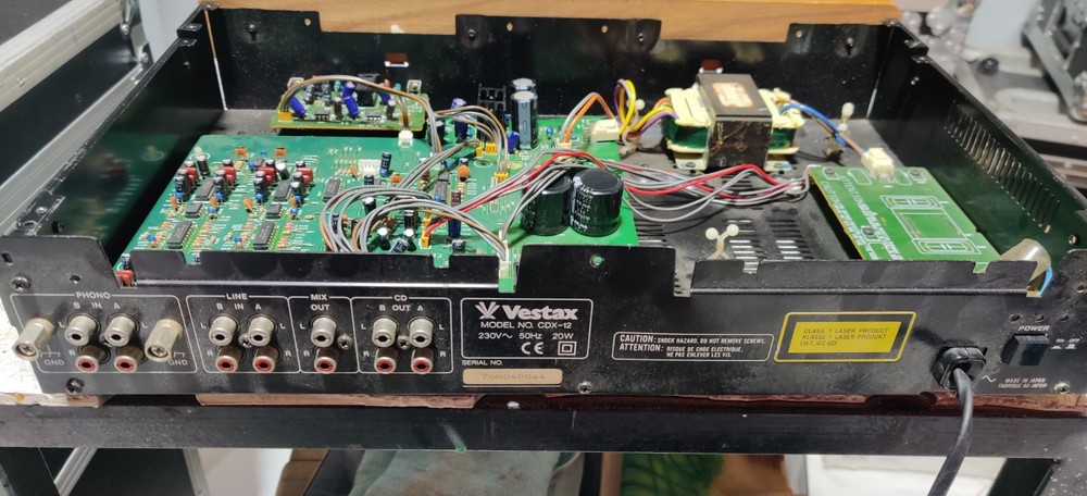 Vestax CDX 12 Parts Replacement