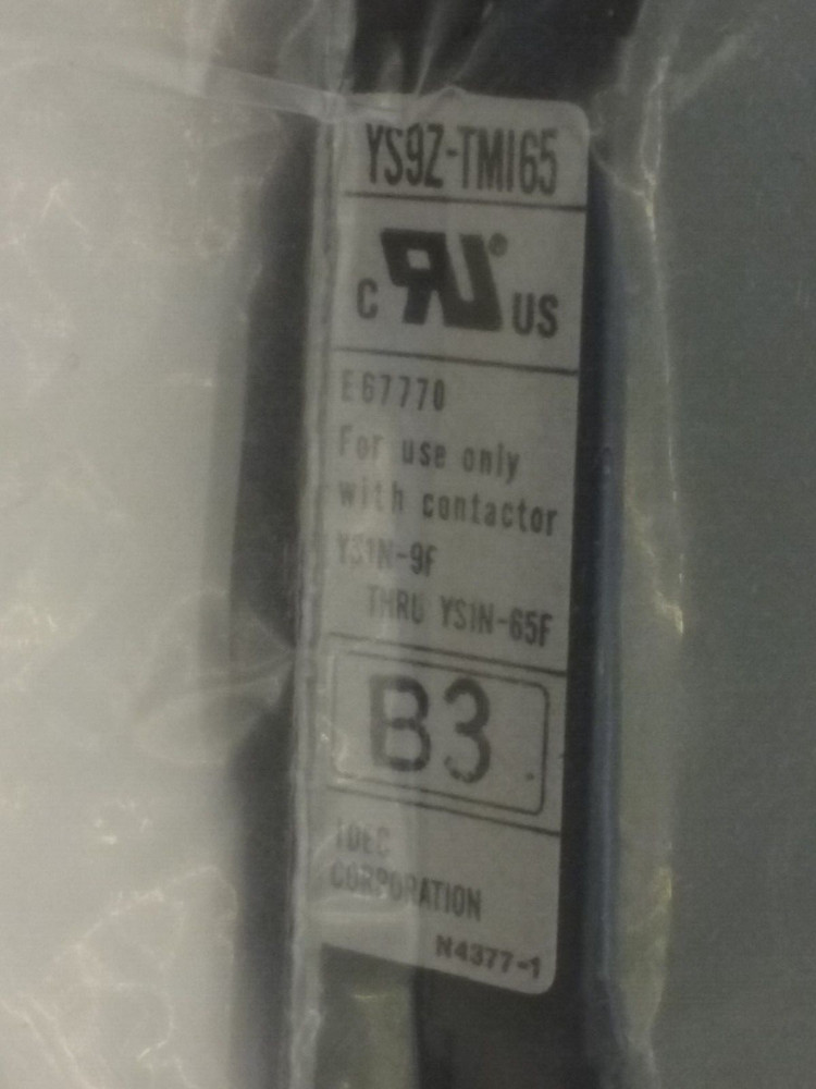 IDEC YS9Z-TMI65 MECHANICAL INTERLOCK BLOCK NIB