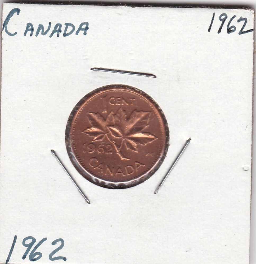 1962 Canadian Cent
