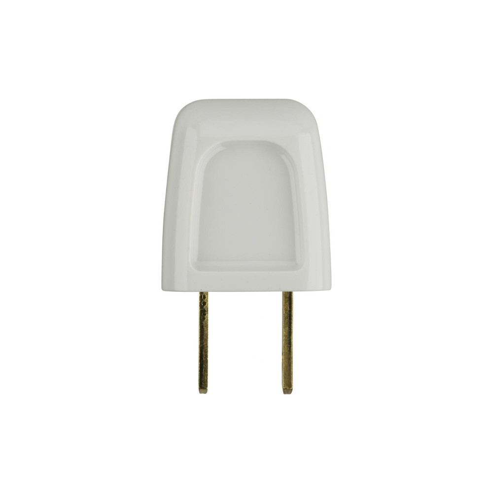 NON POLARIZED WHITE QUICK-CONNECT PLUG FOR SPT-1 WIRE   TR-379