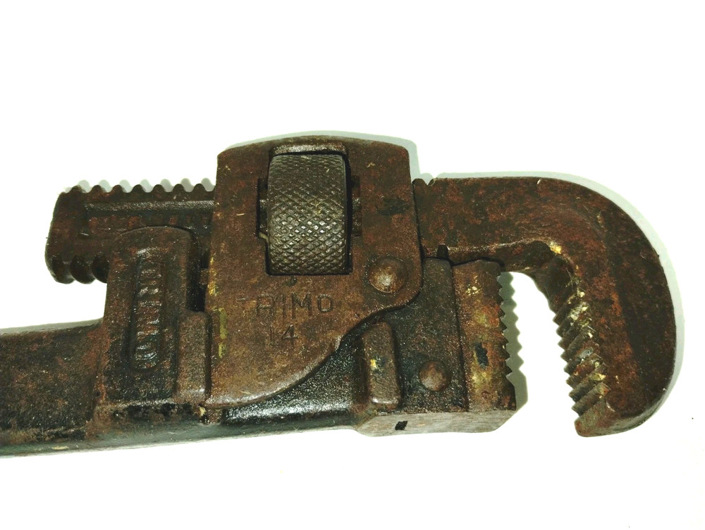 Trimont MFG. Co. Trimo 14" Pipe Wrench Working Condition, Resto Project?