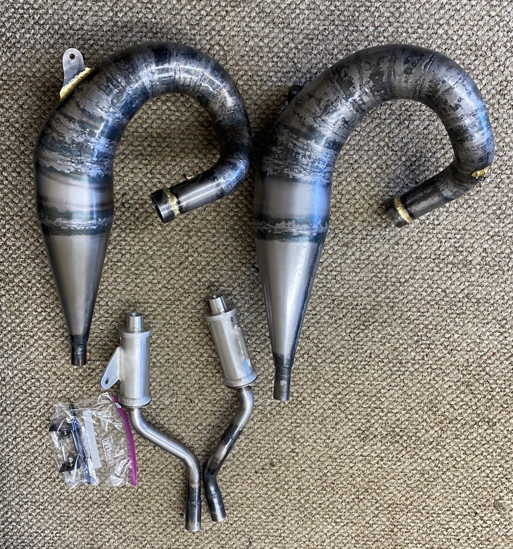 Banshee Shearer Hand Coned In Frame Drag Pipes Sf/bb (new Never Ran)