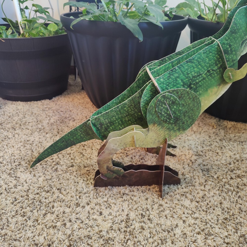 Scholastic Mega Model T. Rex 3 FT. Make Your Own Dinosaur*Read*