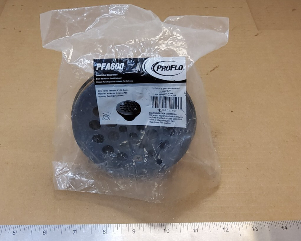 2'' PROFLO SOLVENT WELD SHOWER DRAIN PN: PFA600