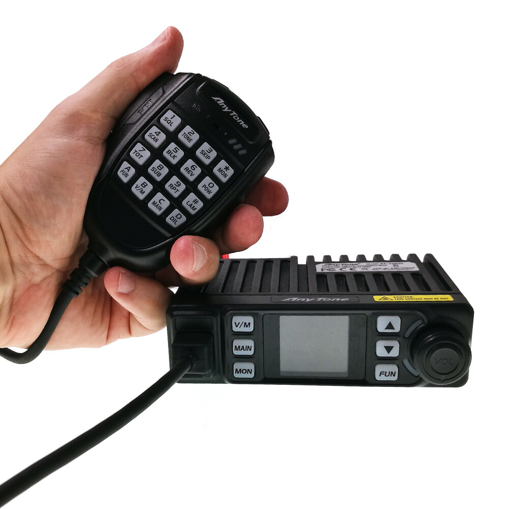 AnyTone AT-779UV Mini Size Dual Band Transceiver 25W Mobile Radio With Antenna