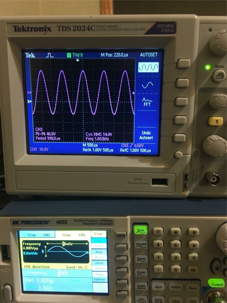 BK PRECISION 4055 50MHz FUNCTION/ARBITRARY WAVEFORM GENERATOR 110-240V 50/60Hz