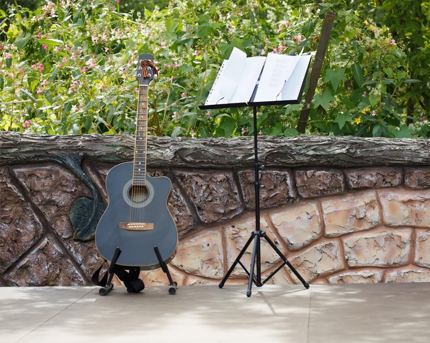 Adjustable Music Stand Portable Folding with Carry Bag 1 Pack