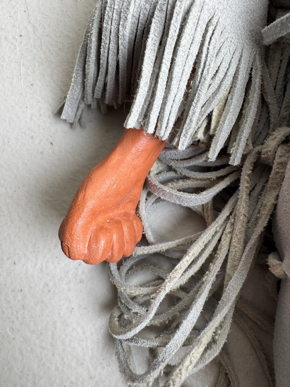 VINTAGE INDIANA STONEWARE NATIVE AMERICAN INDIAN CHIEF DOLL "KOKOMOKO" 1965