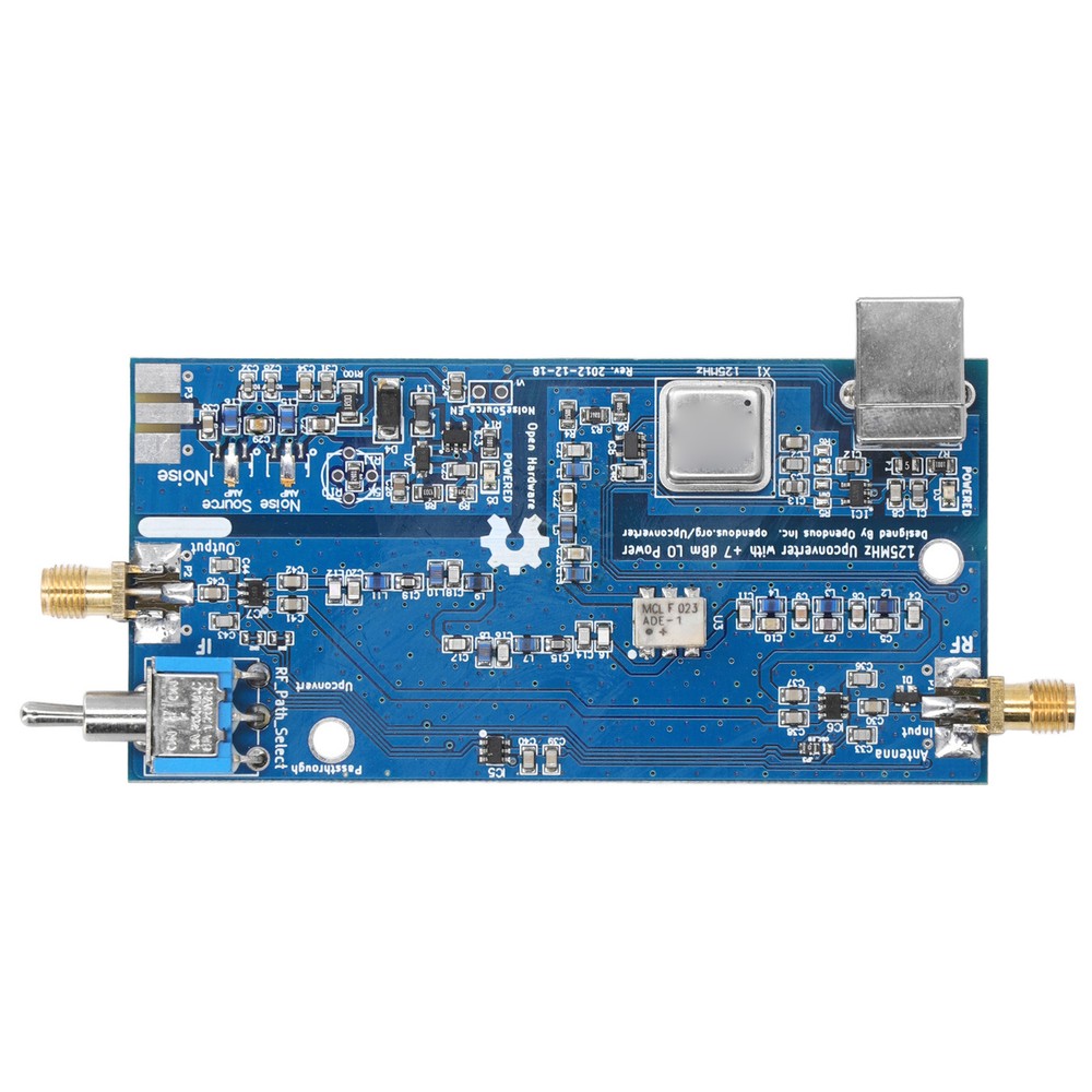 125MHz SDR Variable Frequency Upconverter Board For RTL2832+R820T2 Receiver