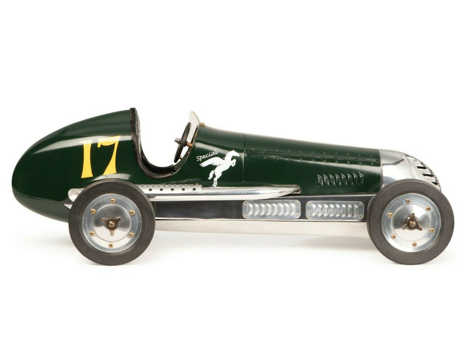 Green BB Korn Indianapolis 1930s Tether Car Model 22" Racing Spindizzy New