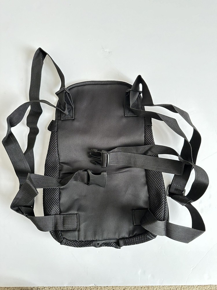 Wellver Pet Dog Front Carrier, Adjustable Shoulder Straps - Black - Medium
