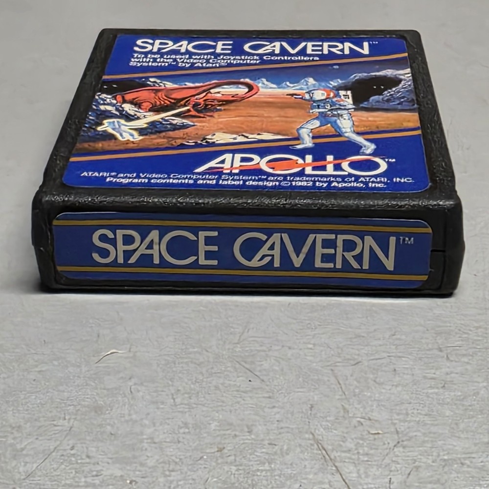 Atari 2600 Apollo Space Cavern Game Cartridge