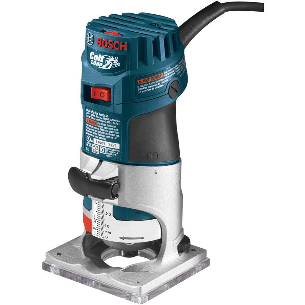 Bosch PR20EVS 1 HP Variable Speed Palm Router-PR20EVS