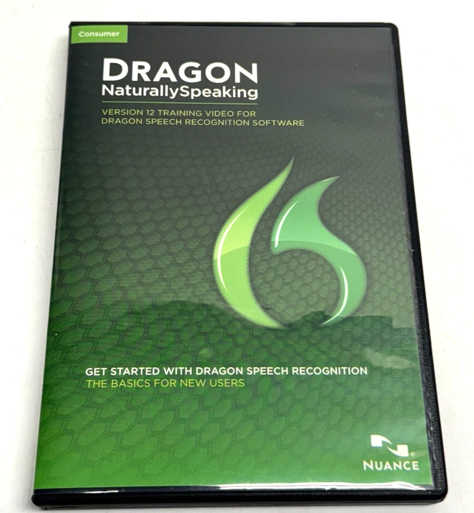 Dragon NaturallySpeaking Basics Edition Version 12 Training CD