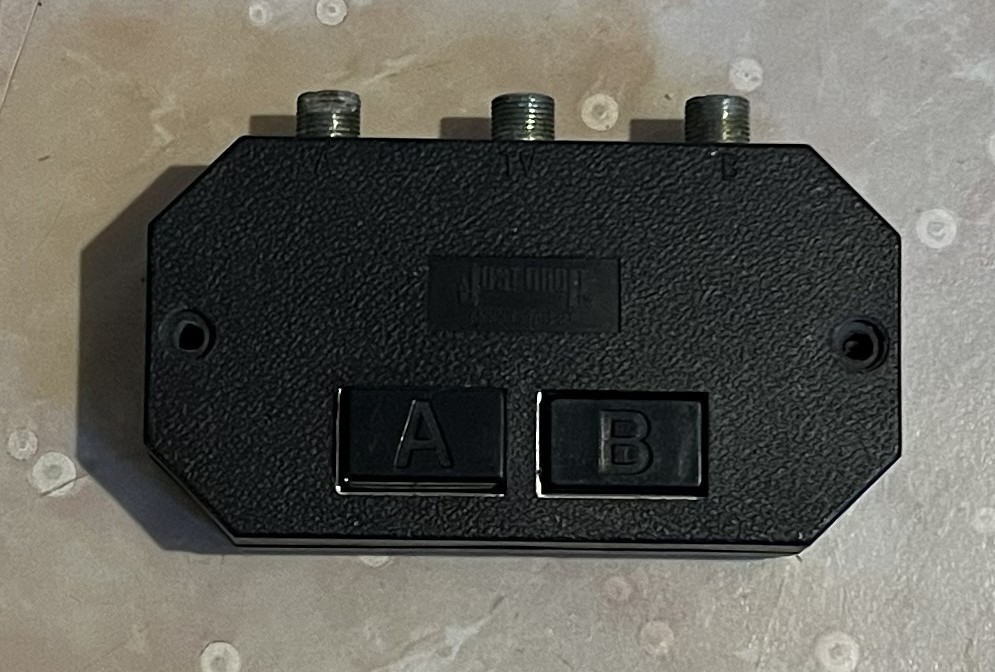 Just Drop Model TAB-2 A/B Switch.
