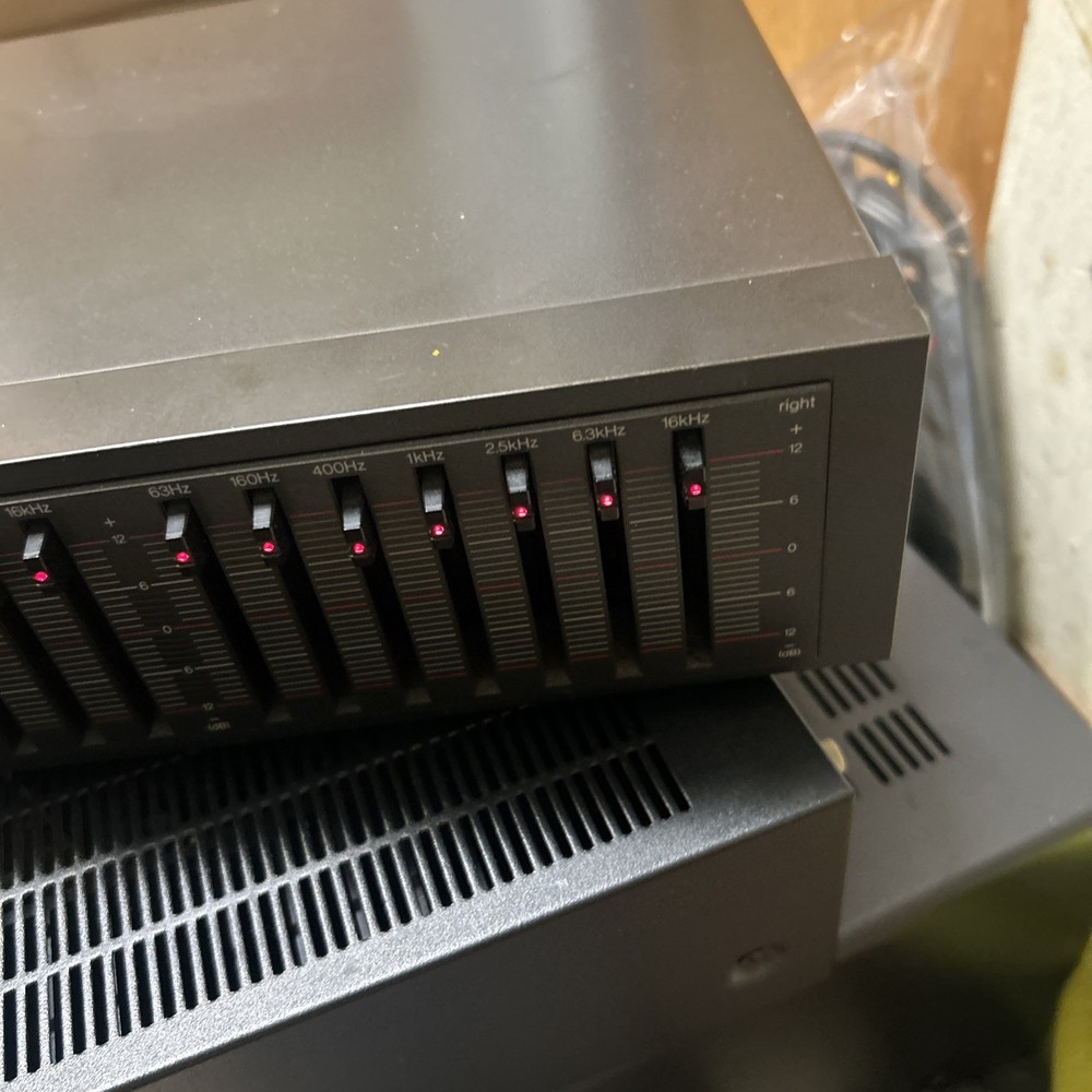 Technics SH-8033 Real Time Spectrum Graphic Stereo Equalizer used
