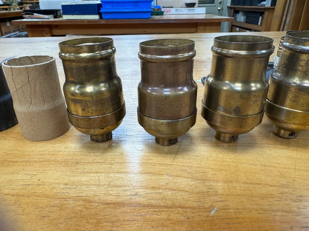 Paul Crist Studios: #10 BRYANT (dated 1907) Socket Shells & Paddles, Tiffany