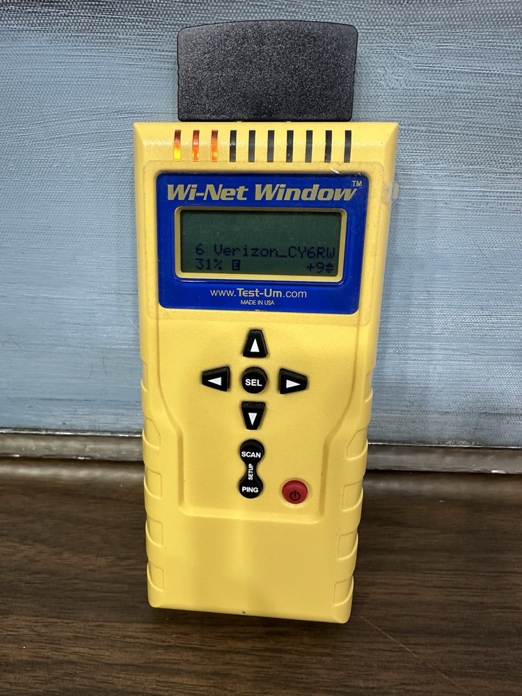 Wi-Net Window Wireless Network Analyzer Scanner Pinger Tester WP150 Test