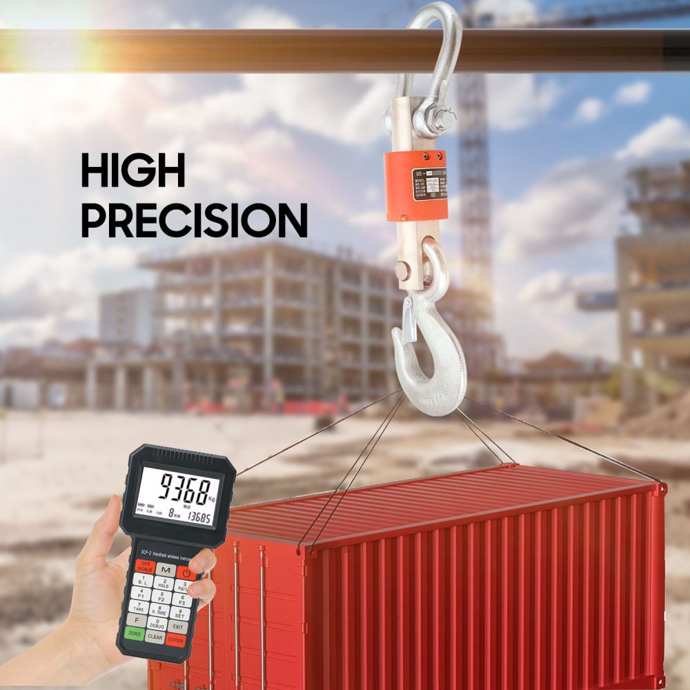 Wireless Remote Digital Electronic Hanging Crane Scale with Remote Control Hook