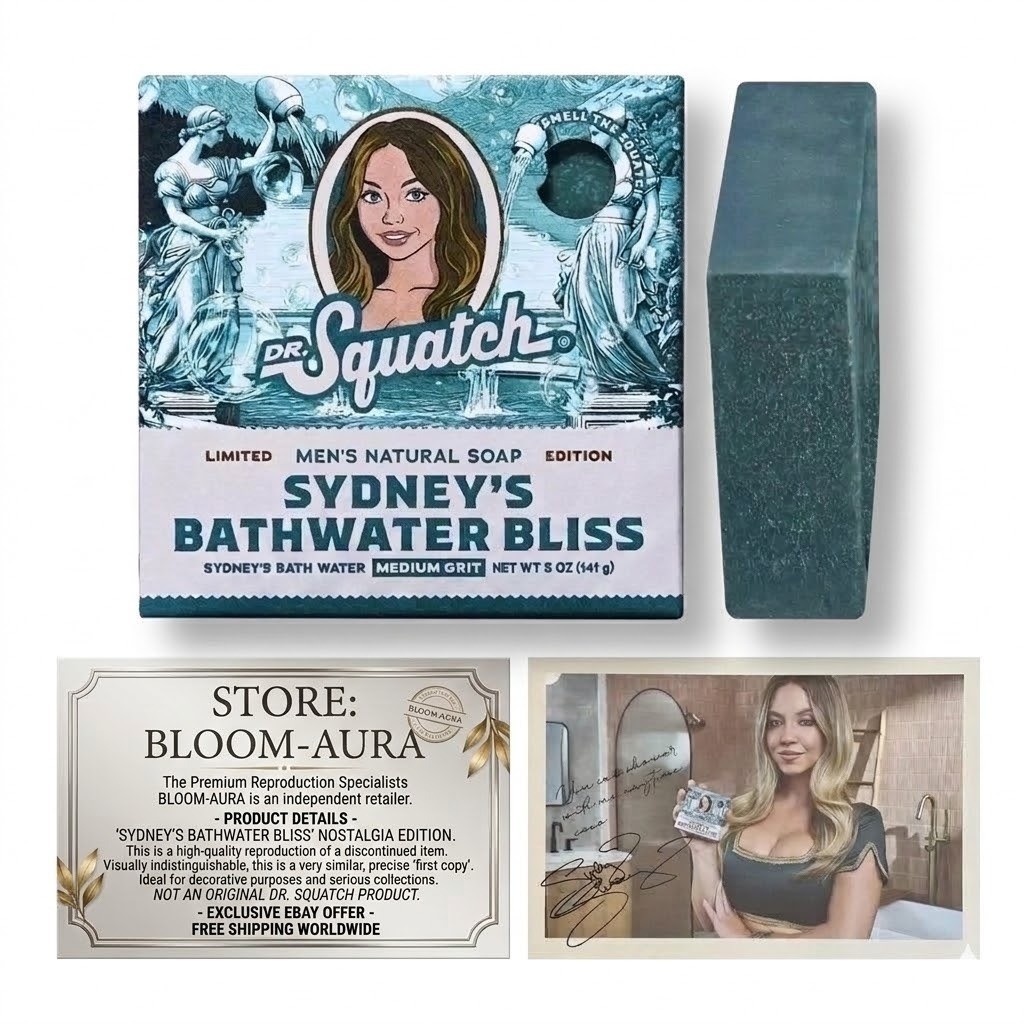 Dr. Squatch Sydney Sweeney Bathwater Bar Soap LE 5000 - IN HAND