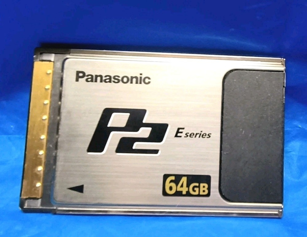 Panasonic P2 64GB E-Series Solid State Flash Memory Card AJ-P2E064XG TESTED!