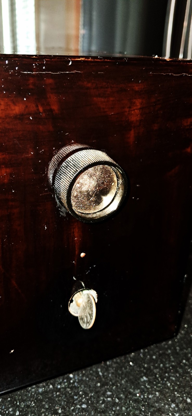 Vintage Radio Sharp Model PF-116 Pagoda RARE 1950's Japan WORKS Black Lacquer