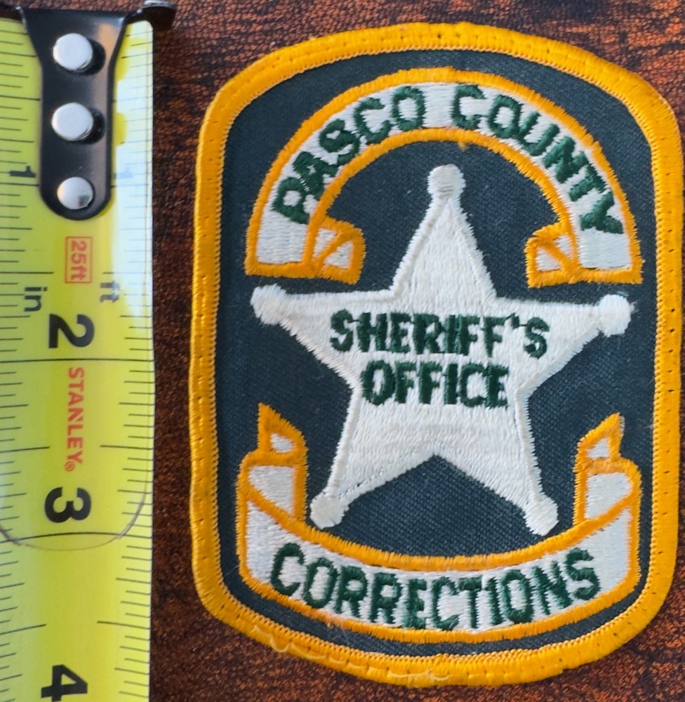 Pasco County Florida FL Sheriff's Office Patch Uniform Removed