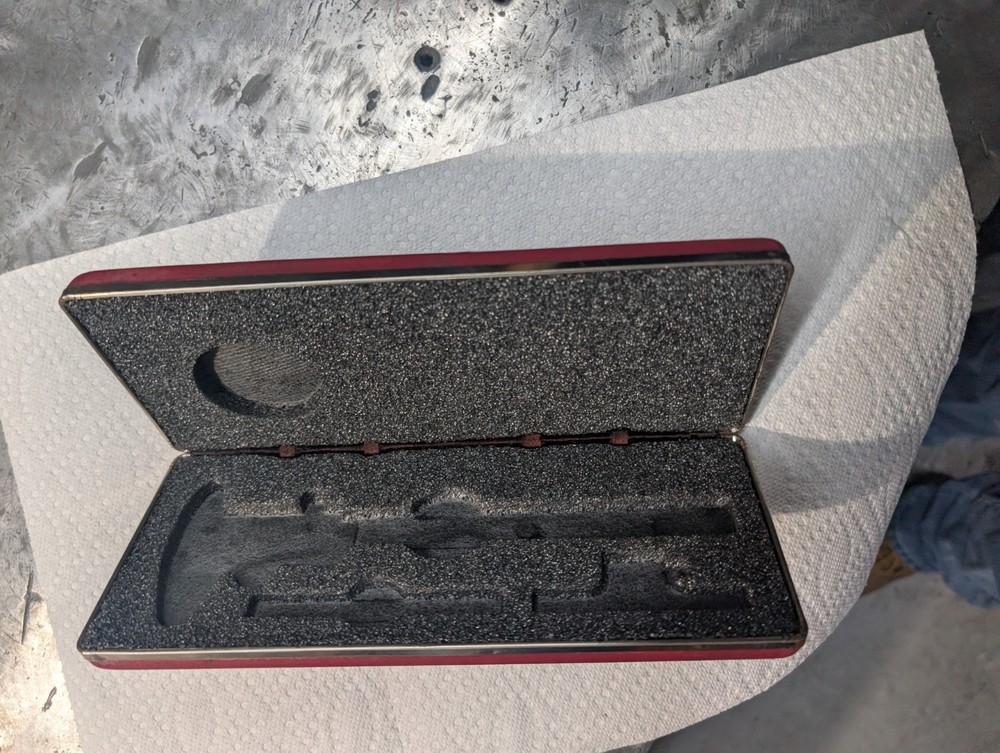 Red Micrometer Case with Foam Insert