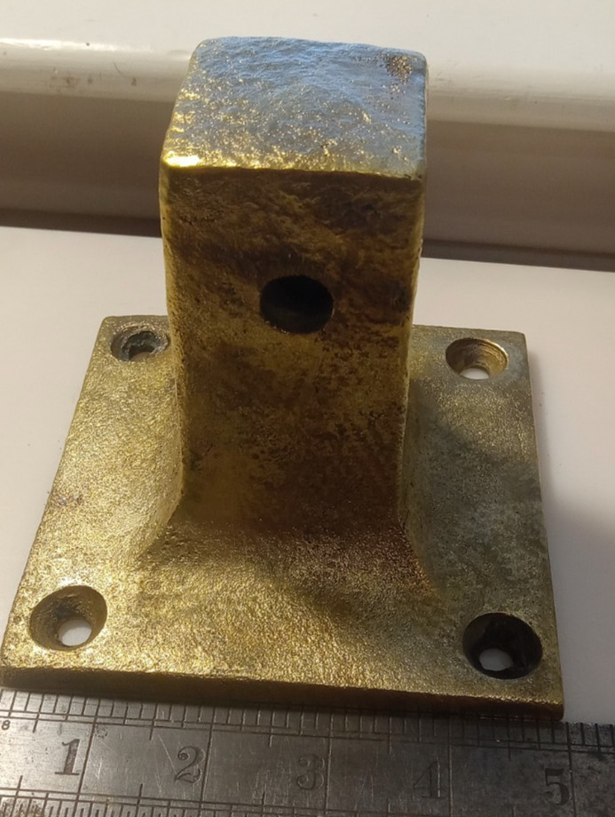 Antique Bronze Mooring Bit / Sampson Post / Bollard / Cleat