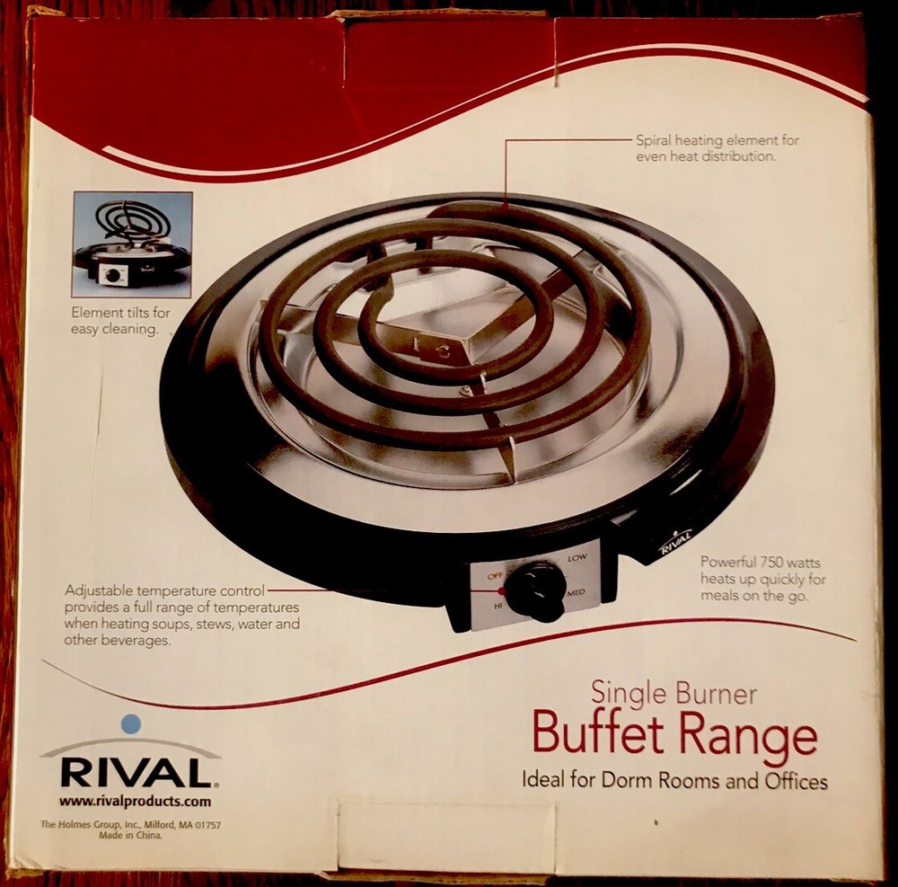 Rival Single Burner Buffet Range SB110-3005