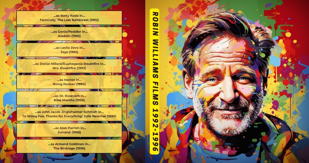 Robin Williams Collection - Custom Blu-ray Covers & Empty Cases